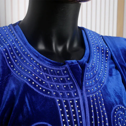 Men's High-Quality Embroidery 3 Pcs Set Shirt Pants coat - B&R African Styles