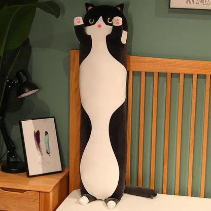 Cute Soft Long Cat Pillow Plush Toys Stuffed - B&R African Styles