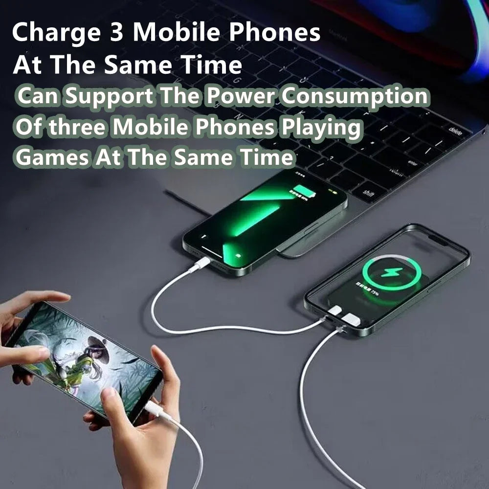 Magnetic Wireless Power Bank Fast Charger