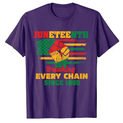 Juneteenth Liberation 1865: Black History Pride Tee - B&R African Styles