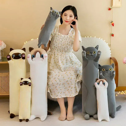 Cute Soft Cat Pillow Plush Toys Stuffed - B&R African Styles