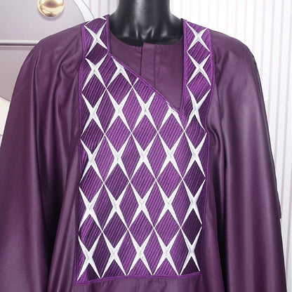3pcs Men's African Tradition Embroidery - B&R African Styles
