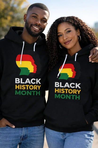 Black History Month Hoodie - Pan-African Pride - B&R African Styles