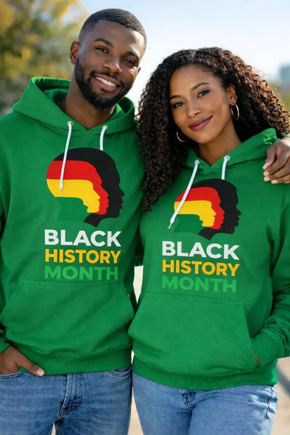 Black History Month Hoodie - Pan-African Pride - B&R African Styles