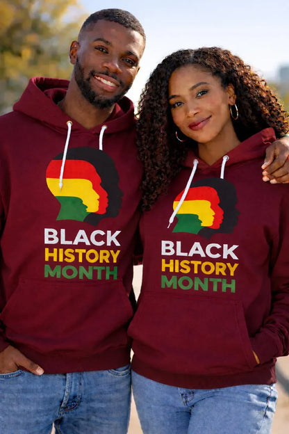 Black History Month Hoodie - Pan-African Pride - B&R African Styles