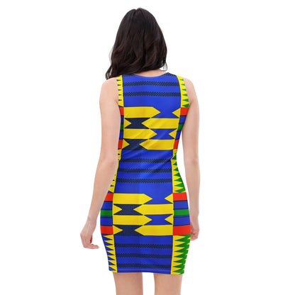 Kente Bodycon dress - B&R African Styles