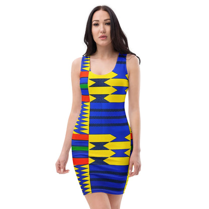 Kente Bodycon dress - B&R African Styles