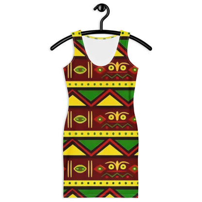 Ankara Bodycon dress - B&R African Styles