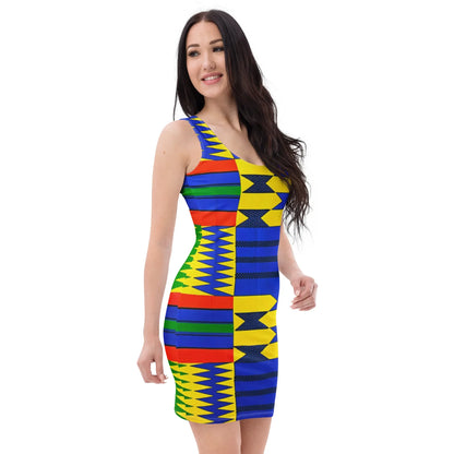 Kente Bodycon dress - B&R African Styles