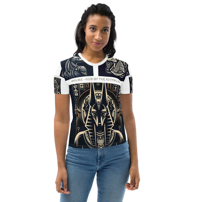 ANUBIS - GOD OF THE AFTERLIFE Women's T-shirt - B&R African Styles