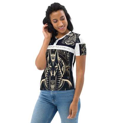 ANUBIS - GOD OF THE AFTERLIFE Women's T-shirt - B&R African Styles