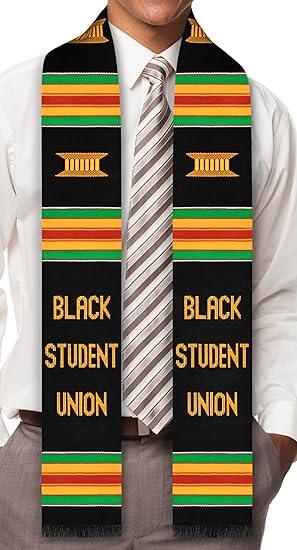 Grad Sash: Authentic Handwoven Stole Black Student Union - B&R African Styles