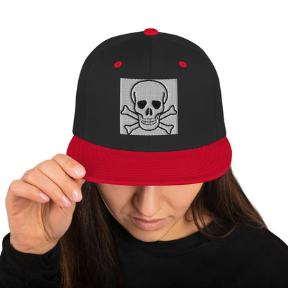 Skull Snapback Hat Halloween inspired - B&R African Styles