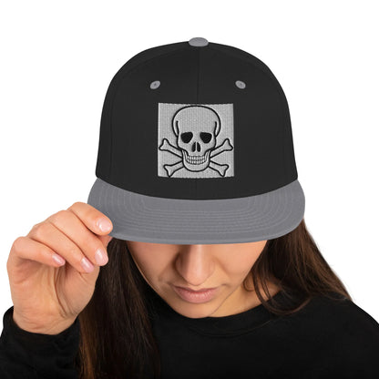 Skull Snapback Hat Halloween inspired - B&R African Styles
