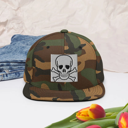 Skull Snapback Hat Halloween inspired - B&R African Styles