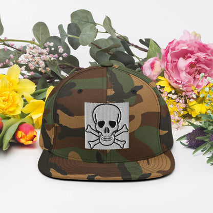 Skull Snapback Hat Halloween inspired - B&R African Styles