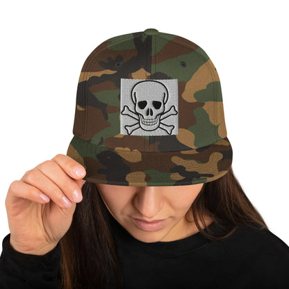 Skull Snapback Hat Halloween inspired - B&R African Styles