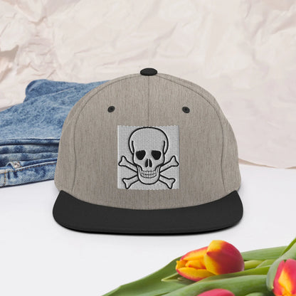 Skull Snapback Hat Halloween inspired - B&R African Styles