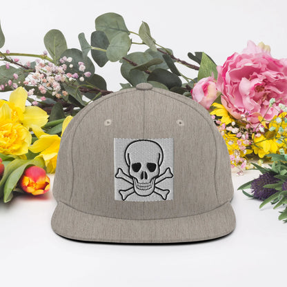 Skull Snapback Hat Halloween inspired - B&R African Styles