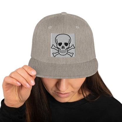 Skull Snapback Hat Halloween inspired - B&R African Styles