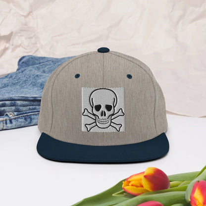 Skull Snapback Hat Halloween inspired - B&R African Styles
