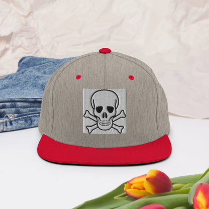 Skull Snapback Hat Halloween inspired - B&R African Styles