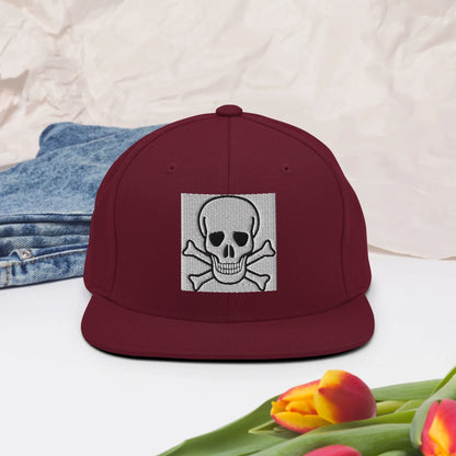 Skull Snapback Hat Halloween inspired - B&R African Styles