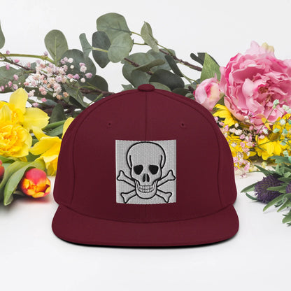 Skull Snapback Hat Halloween inspired - B&R African Styles