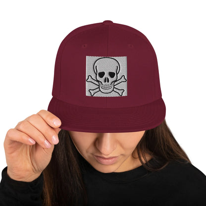 Skull Snapback Hat Halloween inspired - B&R African Styles