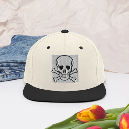 Skull Snapback Hat Halloween inspired - B&R African Styles