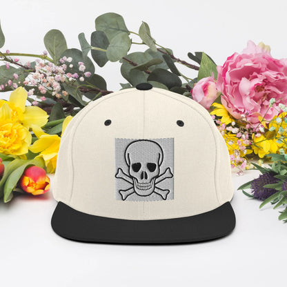 Skull Snapback Hat Halloween inspired - B&R African Styles