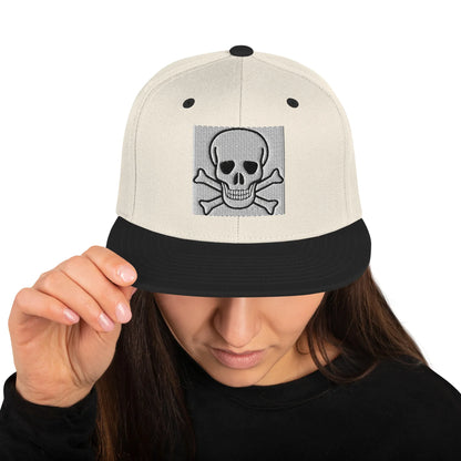 Skull Snapback Hat Halloween inspired - B&R African Styles