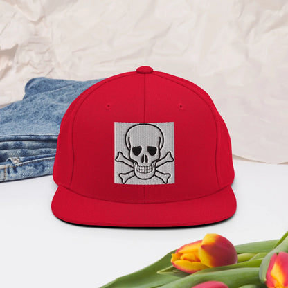Skull Snapback Hat Halloween inspired - B&R African Styles