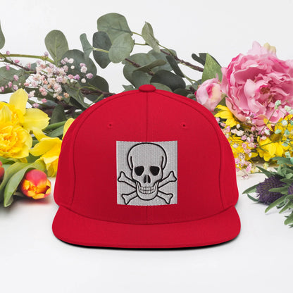 Skull Snapback Hat Halloween inspired - B&R African Styles