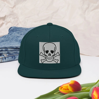 Skull Snapback Hat Halloween inspired - B&R African Styles