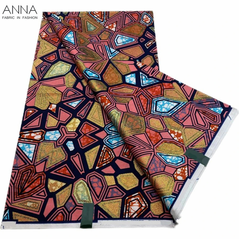 Vivid African Wax Print Fabric