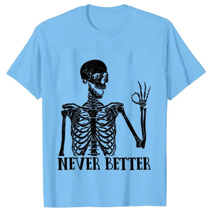 Dead Inside Sarcastic Skeleton Tee - B&R African Styles