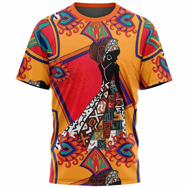 Stylish African Pattern T-Shirt