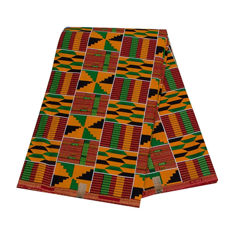 Vibrant Ankara Kente Fabric