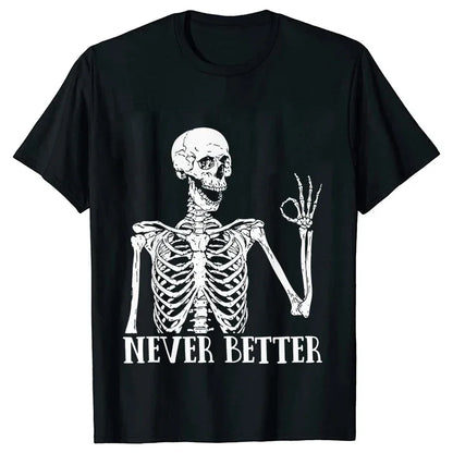Dead Inside Sarcastic Skeleton Tee - B&R African Styles