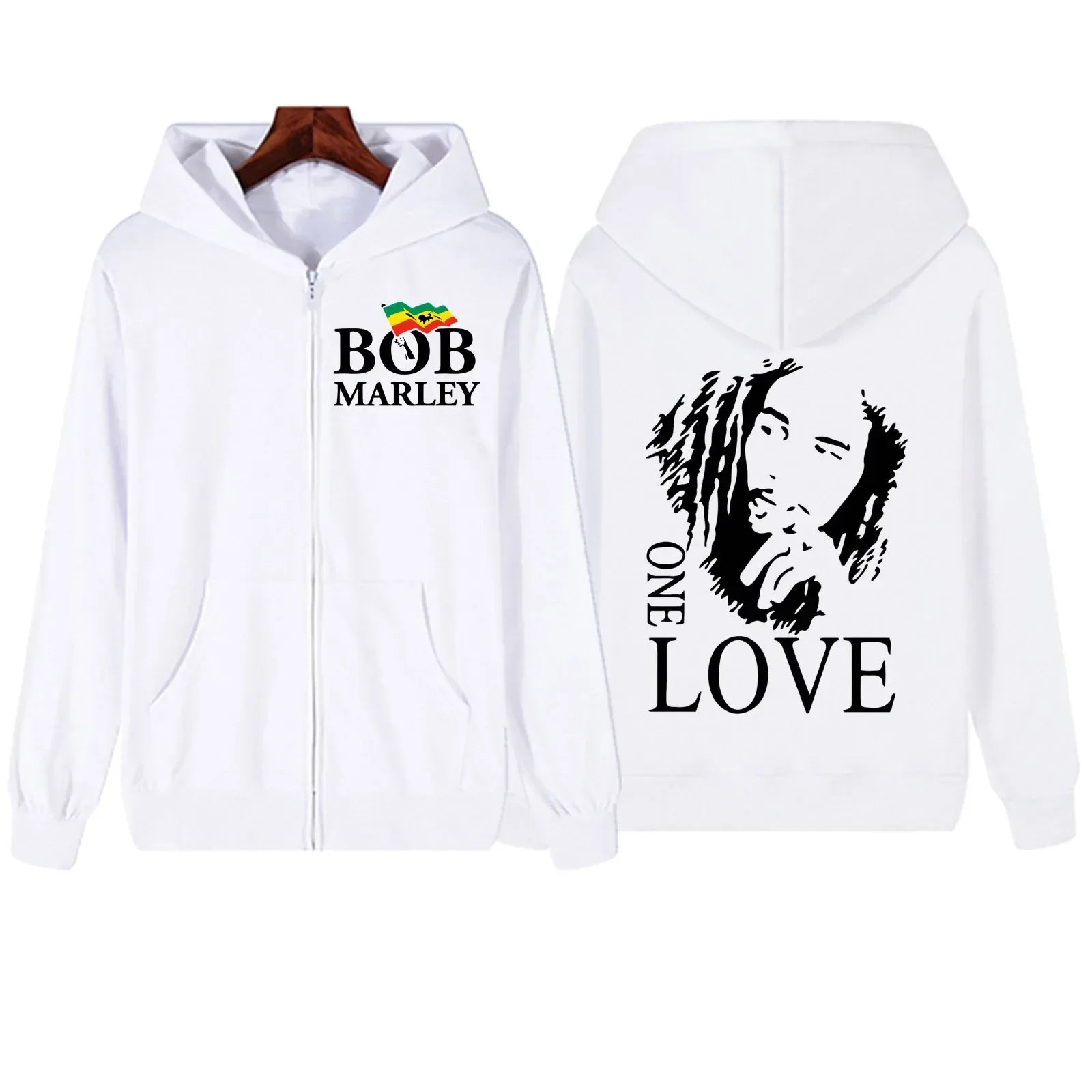 Bob Marley Cozy Hoodie – B&R African Styles