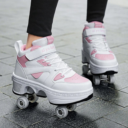 Fashion Glide Roller Skate Sneakers