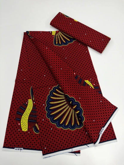 African Wax Cotton Fabric