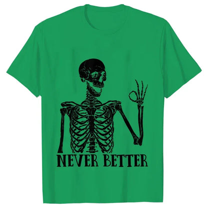 Dead Inside Sarcastic Skeleton Tee - B&R African Styles