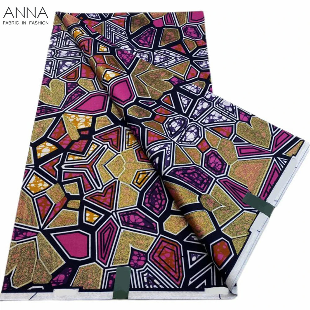 Vivid African Wax Print Fabric