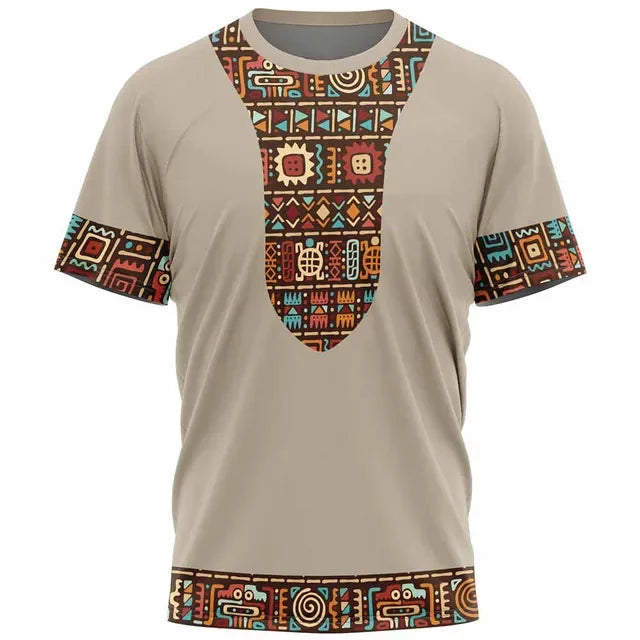 Stylish African Pattern T-Shirt