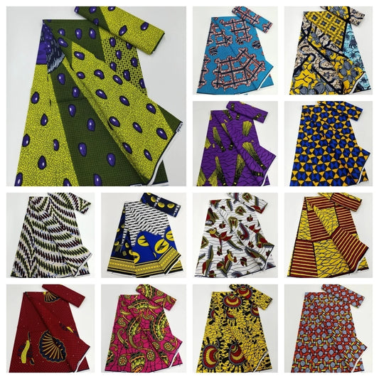 African Wax Cotton Fabric