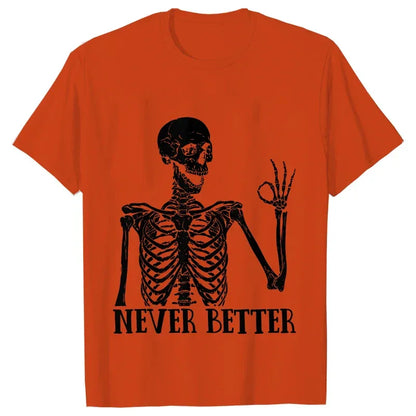 Dead Inside Sarcastic Skeleton Tee - B&R African Styles