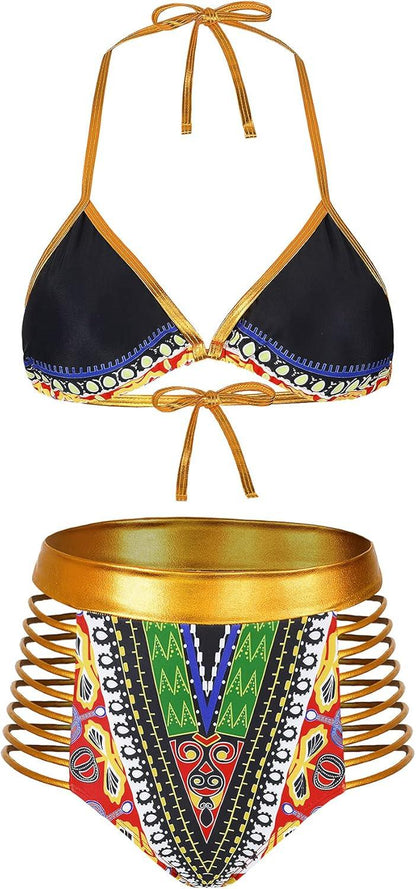 A Must Have Vibrant Tribal Bikini - B&R African Styles