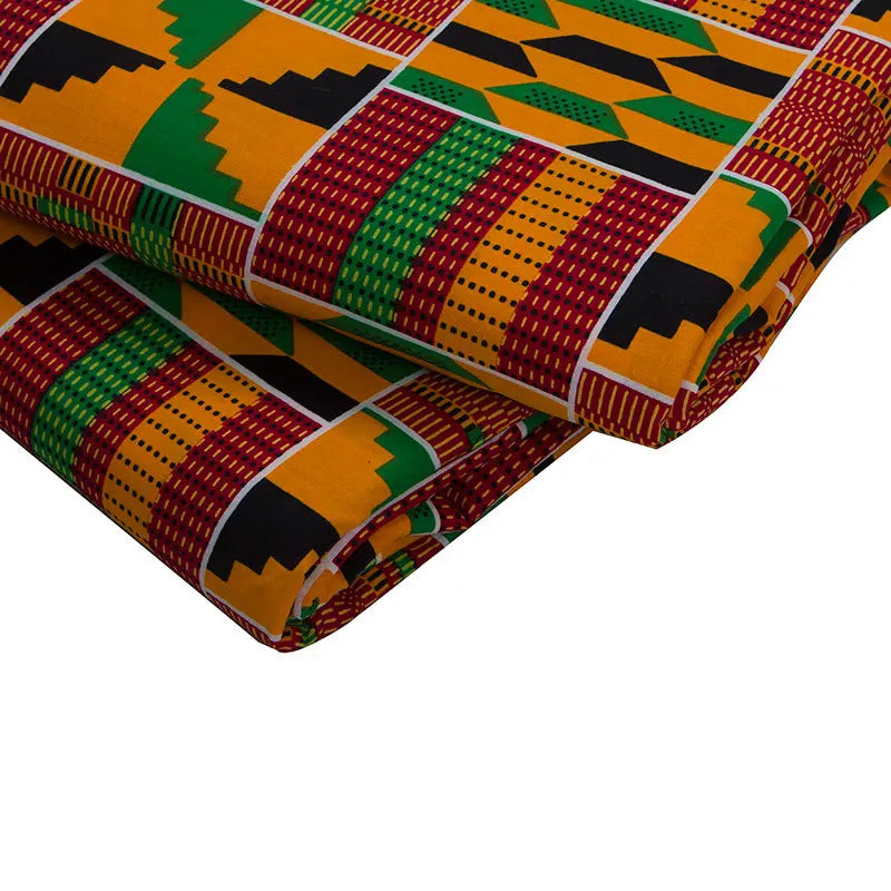 Vibrant Ankara Kente Fabric